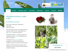 Tablet Screenshot of cerstvebylinky.sk